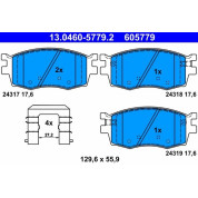 Bremsbelagsatz Hyundai P. Accent/I20 1.1-1.6 05 | 13.0460-5779.2