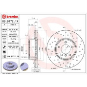 Bremsscheibe VA Xtra | BMW 5, 6 03-10 | 09.9172.1X