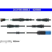 Warnkontakt, Bremsbelagverschleiß | 24.8190-0988.2