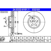 Bremsscheibe | 24.0332-0101.1