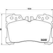 BREMBO Bremsklötze VA | LEXUS LS 06 | P 83 075