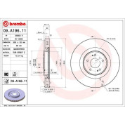 84 481 075 Bremsscheibe VA | MITSUBISHI Lancer 07 | 09.A196.11