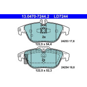 Bremsbelagsatz Db T. W204/S204/C204/C207/A207 1,6-5,5 07- Keramik | 13.0470-7244.2