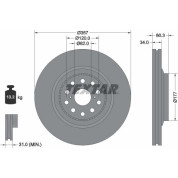 Bremsscheibe Lexus P. Ls 06- Le | 92224203