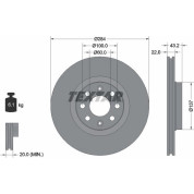 Bremsscheibe Opel P. Opel Corsa D 1.3Cdti/Grand | 92145803