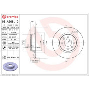 72 481 042 Bremsscheibe VA | RENAULT Twingo,DACIA Logan 98 | 08.A268.11