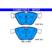 Bremsbelagsatz Bmw P. 3/X1/Z4 3.0 06-10 | 13.0460-7237.2