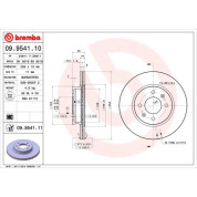 80 481 008 Bremsscheibe VA | HYUNDAI Getz 02 | 09.9541.10