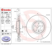 Bremsscheibe VA | JAGUAR XF 15 | 09.D064.11