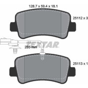 Bremsbelagsatz Renault T. Master 10- Single | 2511201