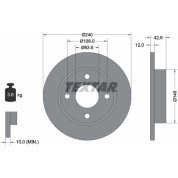 Bremsscheibe Ford P. Fiesta | 92075303