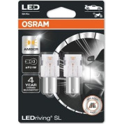 P21W Osram | LED Amber 12V | LEDriving | 7506DYP-02B