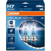 Osram | H7 12V 55W PX26d Cool Blue Intense NextGen. 5000K +100% Duo 2st | 64210CBN-2HB