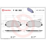 BREMBO Bremsklötze VA | NISSAN NV400,OPEL Movano,RENAULT Master 10 | P 68 062