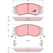 Bremsklötze VA | MITSUBISHI Space Gear,L200,L300,L400 95 | GDB1286