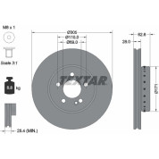 Bremsscheibe | 92343625