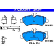 Bremsbelagsatz Db T. Sprinter 06 | 13.0460-3837.2