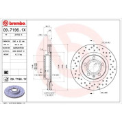 Bremsscheibe VA Xtra | AUDI A4 SEAT Exeo VW Passat 94 | 09.7196.1X