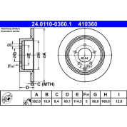 Bremsscheibe | 24.0110-0360.1