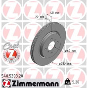 89 481 039 Bremsscheibe VA | SUZUKI Swift 10 | 540.5303.20