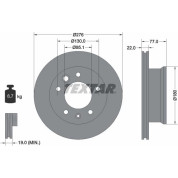 Bremsscheibe Db P. Sprinter 208-412 | 92131503