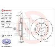 89 481 017 Bremsscheibe VA | SUZUKI Grand Vitara 05 | 09.A538.11