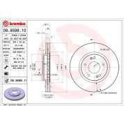 80 481 011 Bremsscheibe VA | HYUNDAI Santa Fe 01 | 09.9598.11