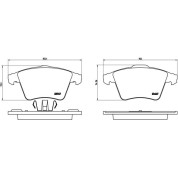 BREMBO Bremsklötze VA | VW T5 03-15 | P 85 106