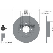 Bremsscheibe Vw P. 12Mm Golf/Passat/A80 | 92010603