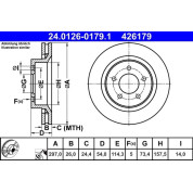 Bremsscheibe | 24.0126-0179.1