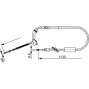 Handbremsseil | MERCEDES A 09 | 1987482490