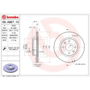 80 481 029 Bremsscheibe VA | HYUNDAI i10,KIA Picanto 05 | 09.A867.10