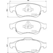 BREMBO Bremsklötze VA | FIAT 500X 14 | P 23 165