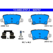 Bremsbelagsatz Honda T. Civic 1.4-2.0 05 | 13.0460-5757.2