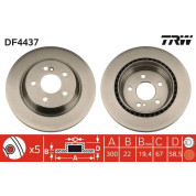 Bremsscheibe Db T. W220 98-05 | DF4437