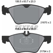 Bremsbelagsatz Db P. W210 95 | 2167001