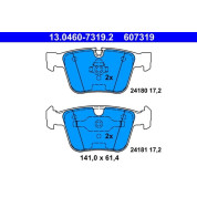 Bremsbelagsatz, Scheibenbremse | 13.0460-7319.2
