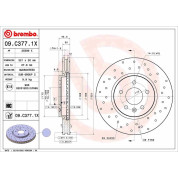 Bremsscheibe VA | OPEL Astra,VAUXHALL 04 | 09.C377.1X