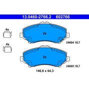 Bremsbelagsatz Fiat P. Freemont 2.0 Jtd/2.4-3.6 11 | 13.0460-2766.2