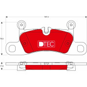 Bremsbelagsatz Vw T. Touareg 3.0-4.2 Tdi 10- Dtec Cotec | GDB1875DTE