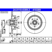 Bremsscheibe | 24.0110-0389.2