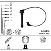 RC-ME79 NGK | Zündkabelsatz | HYUNDAI Accent 05 | 8735