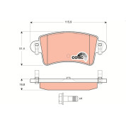 Bremsklötze HA | OPEL Movano,RENAULT Master 98 | GDB1470