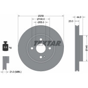 Bremsscheibe Mazda S. 2 07 | 92166803