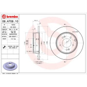 80 482 027 Bremsscheibe HA | HYUNDAI, KIA Optima 12 | 08.A708.11