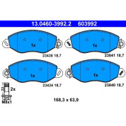 Bremsbelagsatz Ford P. Transit 2.0-2.4 Tdci 00-06 | 13.0460-3992.2