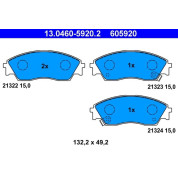 Bremsbelagsatz Honda P. Civic/Concerto/Crx 87-01 | 13.0460-5920.2