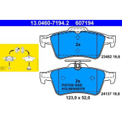 Bremsbelagsatz Renault T. Laguna 01 | 13.0460-7194.2