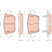 Bremsklötze | TOYOTA Previa 2.4 05 | GDB3456