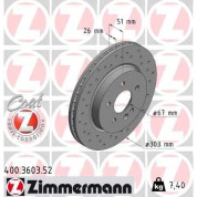 15 481 037 Sport Bremsscheibe VA Sport | MERCEDES W163 98 | 400.3603.52